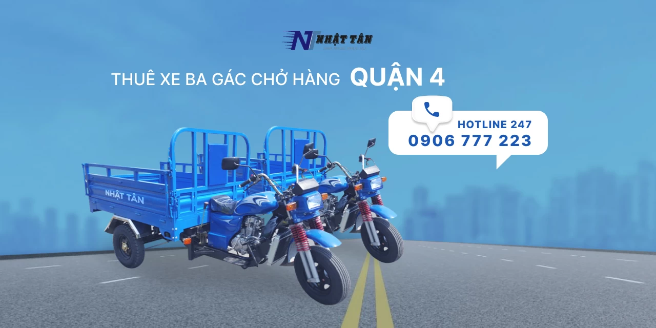 Xe ba gác quận 4