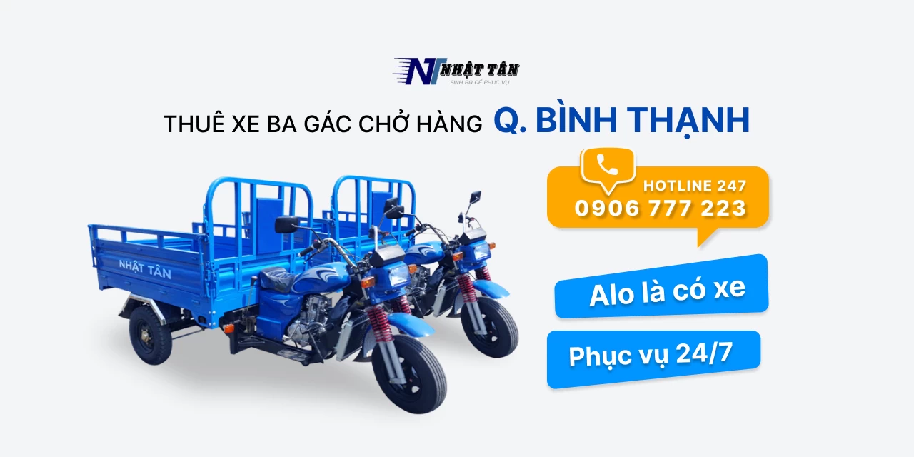 Xe ba gác quận Bình Thạnh