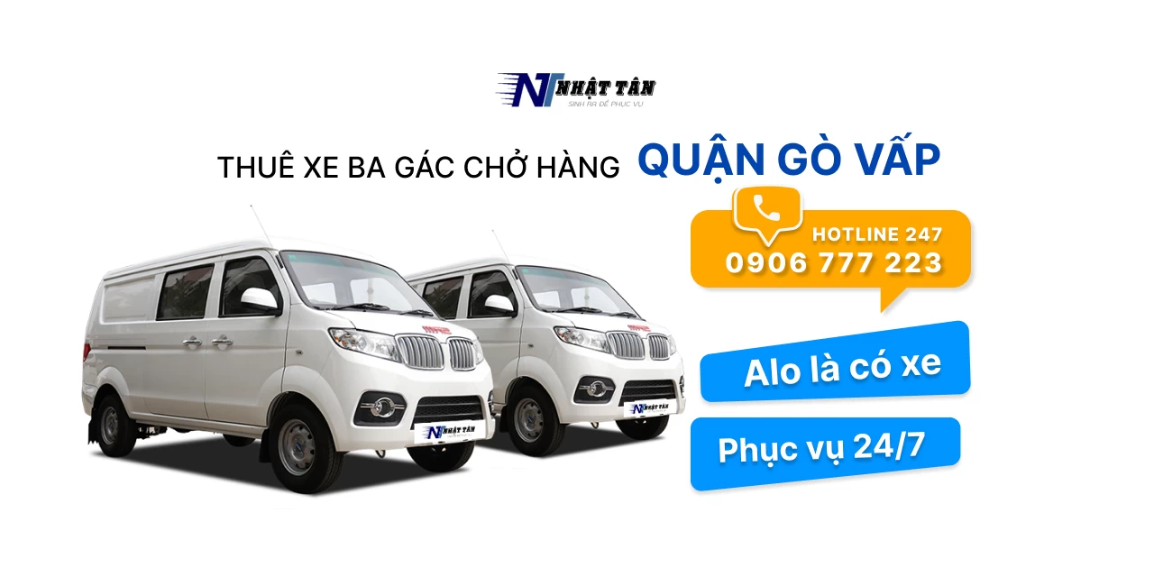 Xe ba gác quận Gò Vấp