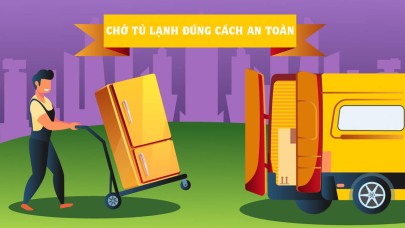 Chở tủ lạnh bằng xe máy có bị phạt không