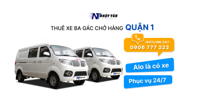 Xe ba gác chở hàng thuê quận 1