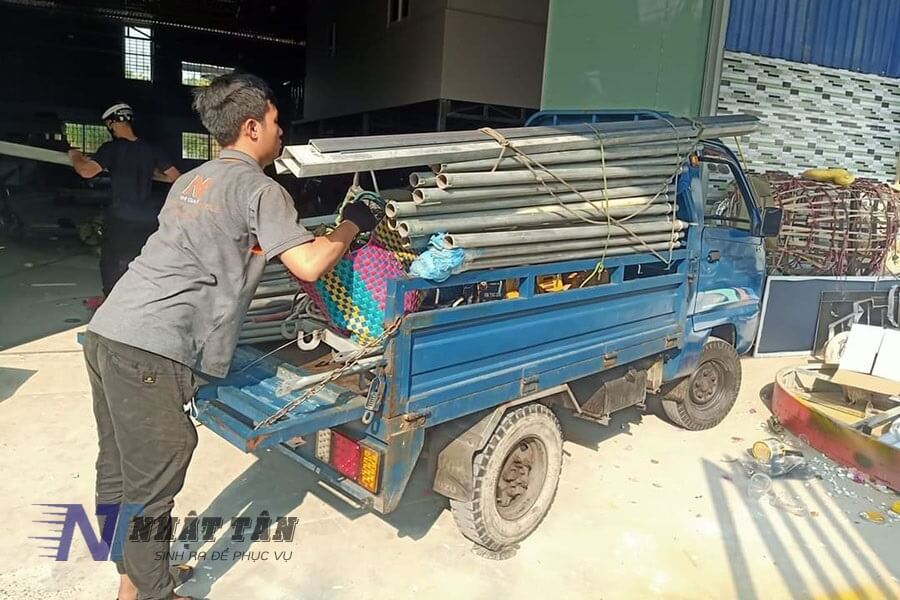 Xe ba gác chở hàng thuê quận 12