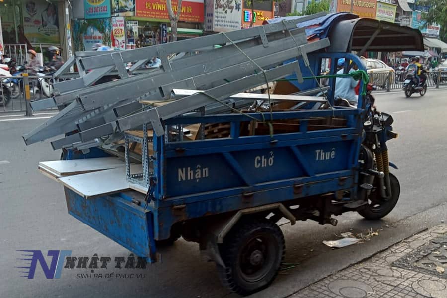 Xe ba gác chở hàng thuê quận 5