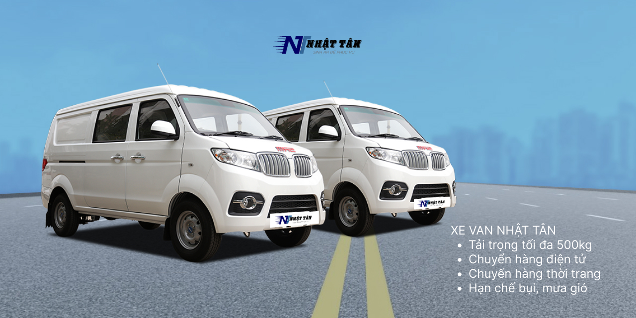 Xe van - sự lựa chọn phù hợp vận chuyển hàng điện tử, thời trang và giá trị cao
