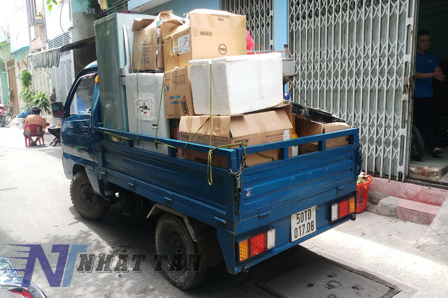 xe ba gác chuyển nhà trọ