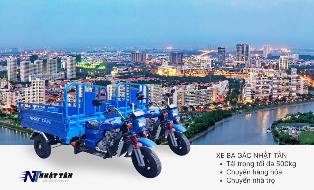 Xe ba gác chở hàng - dễ dàng vận chuyển mọi nơi tại quận 7